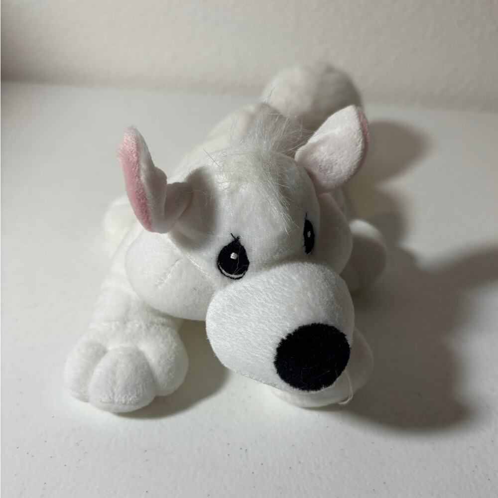 Vtg Precious Moments Tender Tails White Arctic Fox Plush Stuffed Animal Toy 10"